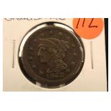 1852 Broadstrike Mint Error Large Cent