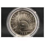 1986-D Uncirculated Commemorative Half Dollar