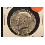 1964-D Uncirculated Kennedy Silver Half Dollar