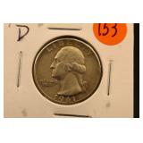 1961-D Washington Silver Quarter