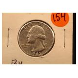1962 Washington Silver Quarter