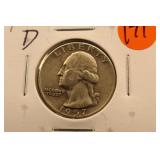 1957-D Washington Silver Quarter
