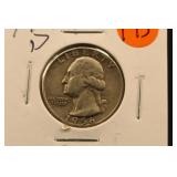 1956-D Washington Silver Quarter