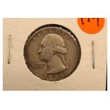 1954-S Washington Silver Quarter