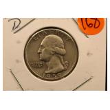 1959-D Washington Silver Quarter