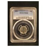 1957 MS66 Roosevelt Silver Dime PCGS