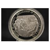 Declaration of Independence .999 Silver Coin