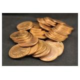 Lot of 40 Great Britain Large Penny