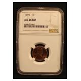 1995 NGC MS66 Red Lincoln Cent