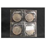Lot of 4 1969 Belgium 10 Francs