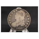 1830 Capped Bust Silver Half Dollar