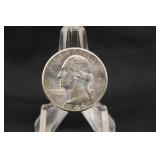 1946-D Uncirculated Washington Silver Quarter