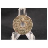 1931 Tunisia Centimes Coin