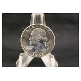 1961 Uncirculated Washington Silver Quarter