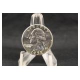 1958 Uncirculated Washington Silver Quarter