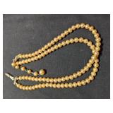 Vintage Faux Pearl Choker - 12-14"