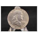 1952-D Uncirculated Franklin Silver Half Dollar