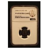 2006-S PF69 Ultra Cameo Roosevelt Dime