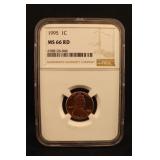 1995 MS66 Red Lincoln Cent