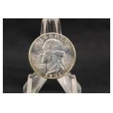 1951-S Uncirculated Washington Silver Quarter