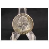 1949-D Uncirculated Washington Silver Quarter