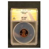 1986-S PF69 DCAM Lincoln Cent