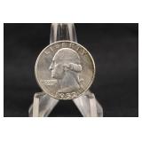 1952-D Uncirculated Washington Silver Quarter