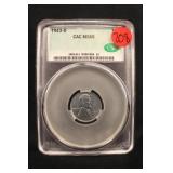 1943-D Certified CAC MS65 Lincoln Steel Wheat Cent