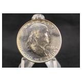 1948-P Uncirculated Franklin Silver Half Dollar