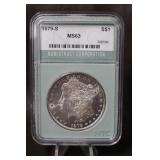 1879-S Morgan Dollar MS63