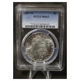 1887-O  Morgan Dollar MS63