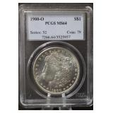 1900-O  Morgan Dollar MS64 PCGS
