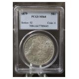 1879-P  Morgan Dollar MS64 PCGS