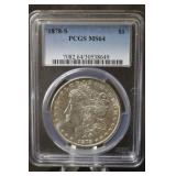 1878-S  Morgan Dollar MS64 PCGS