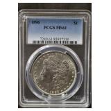 1896-P  Morgan Dollar MS61 PCGS
