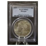 1921-P  Morgan Dollar MS62 PCGS