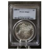 1880-S  Morgan Dollar MS63 PCGS