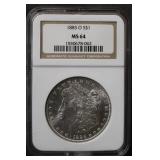 1885-O  Morgan Dollar MS64 NGC