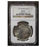 1921-P  Morgan Dollar MS63 NGC