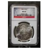 1880-S  Morgan Dollar MS64 NGC