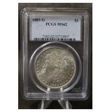 1885-O  Morgan Dollar MS62 PCGS