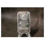 1oz .999 Silver Engelhard Bar