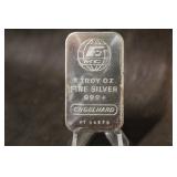 1oz .999 Silver Engelhard Bar