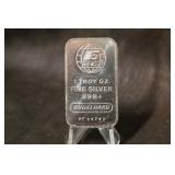 1oz .999 Silver Engelhard Bar