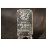 1oz .999 Silver Engelhard Bar