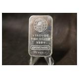 1oz .999 Silver Engelhard Bar