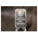 1oz .999 Silver Engelhard Bar