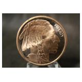 2011 1oz .999 Copper Buffalo Coin