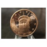 2011 1oz .999 Liberty Copper Coin