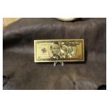 $5.00 Gold Plated Fantasy Note